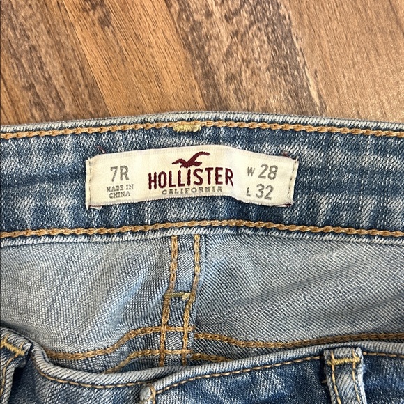 Hollister Blue Denim Skinny Jeans 7R - Picture 4 of 4